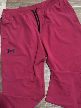 Under Armour Burgundy Athletic Joggers